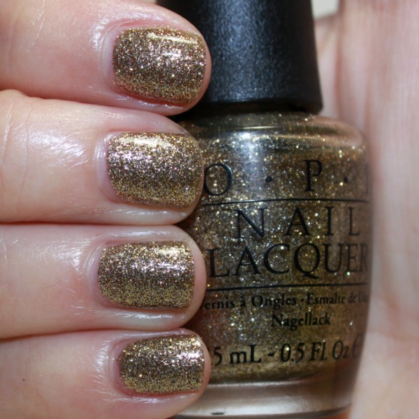 OPI All Sparkly and Gold