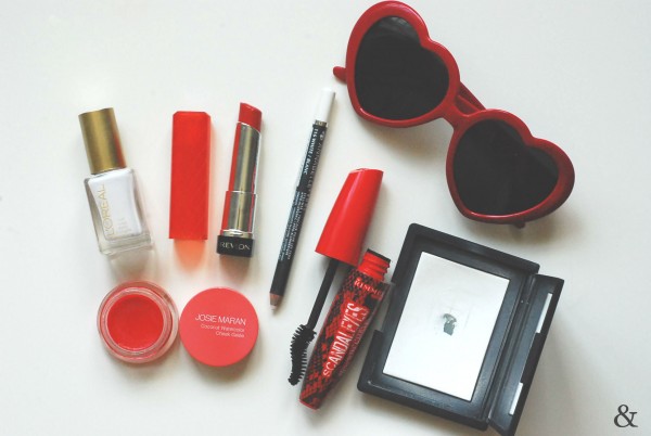 Guest Post: Red and White Makeup